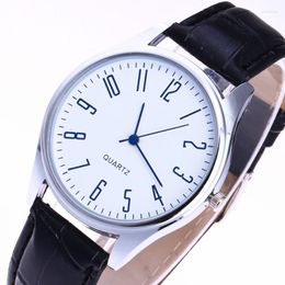 Wristwatches Relogio Masculino 2023 Fashion Men Watch Simple Style Casual Leather Waterproof Quartz Man Clock Kol Saati