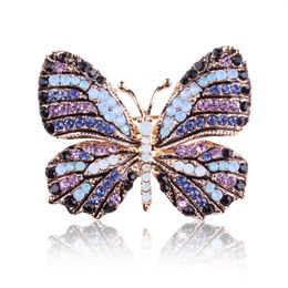 Pins Brooches Fashion Colourful Fixed Clothing Accessories Female Simple Graphic Suit Accessories High-grade Butterfly Brooch 230515