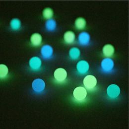 Latest Colorful 6mm 8mm 10mm 12mm 14mm 20mm Luminous Glass Beads Glowing In Dark Glass Terp Dab Pearl Insert for Turp Slurper Quartz Banger Nail
