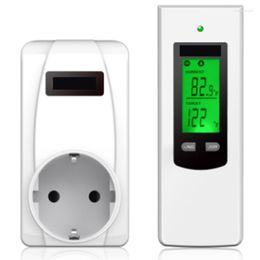 Smart Home Control Digital Temperature Controller Wireless Thermostat Heating Plastic EU Plug