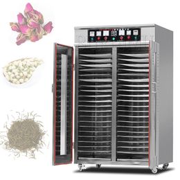 220V 40/50 Layer Food Dehydrator Snacks Dehydration Dryer Fruit Vegetable Herb Meat Drying Machine