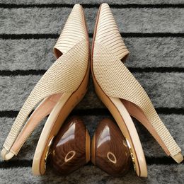 Sandals Women sandals Natural Leather shoes plus size 22265cm ladies summer shoes Lizard sheepskin high heel strange style pumps 230515
