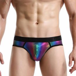 Underpants Brand Sex Men Underwear Briefs Gay Breathable Mesh U Convex Pouch Shorts Size XL