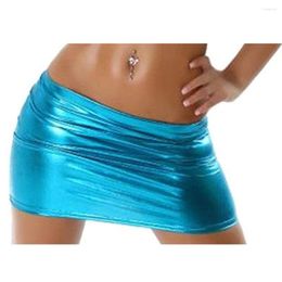 Skirts Sexy Short Womens 2023 For Teen Girls Mini Faux Leather Tight Pencil Skirt Female Elastic Waist Knee Length Streetwear