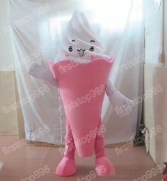 Halloween ice cream Mascot Costume Performance simulation Cartoon Anime theme character Adults Size Christmas Outdoor Advertising Outfit Suit
