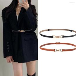 Belts Women Imitation Leather Belt Double Buckle Multifunctional Scene Decoration Waistband Durable Various Styles Casual