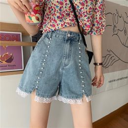 Women's Jeans Summer Women Denim Shorts Fashion Sexy Female Vintage Skinny Streetwear High Waist D69