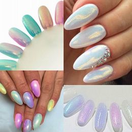 False Nails Fashion Mermaid Effect Glitter Nail Art Decoration Magic Glimmer Powder -27