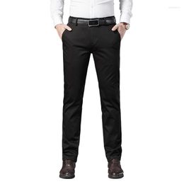 Men's Suits Men Suit Pants Casual Office High Quality Cotton Trousers Business For Wedding Party Dress Social