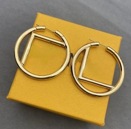 All-match Letter Circle Earrings Female Fresh College Fairy Sweet Cute All-Match Silver Needle Earrings