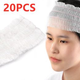 False Eyelashes 10/20PCS Disposable Headbands Elastic Non-woven Grafting SPA Hair Salon Bathroom Supplies Makeup Bathing LashesFalse