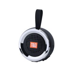 TG146 Portable Round Outdoor Wireless Mini Speaker Multifunction Light Waterproof BlueTooth 5.0 Speaker Support FM TF Card USB