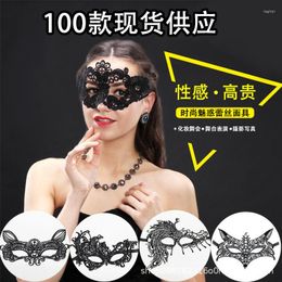 Party Decoration Selling Lace Mask Dance Halloween Props Half Face Sexy Bar Eye Drop