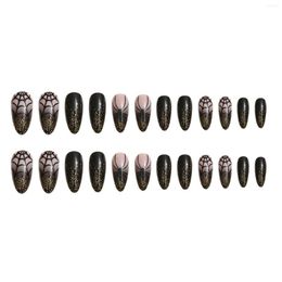 False Nails Halloween Nail Art Artificial Durable Press-on Finger DIY Decoration Women