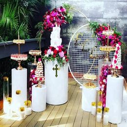 Party Decoration Awesome Round Plinths Wedding Decorations Columns Pillars Stand Baby Shower Birthday Yudao294