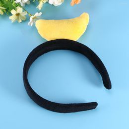 Bandanas Plush Hair Hoop Fruit Black Tiara Cosplay Headdress Party Accessories Scrunchies Banana