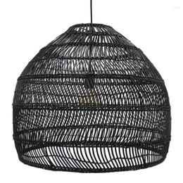 Lighting System Rattan Lamp Pendant Light Vintage Hanging LED Living Room Dining Home Decor Cafe Restaurant Hanglamp