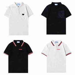 Men's Polos Designer Polo Shirt classic senior Casual Homme party short sleeves T-shirts Mens cotton comfortable trend summer 4ZOB