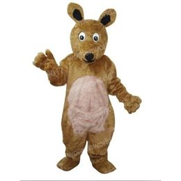 Halloween Kangaroo Mascot Costume Simulation Cartoon Character Outfit Suit Carnival Adults Birthday Party Fancy Outfit for Men Women