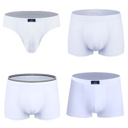 Underpants 3 Pack Men Boxers Shorts Briefs Underwear Bottom Cotton Knickers Boy White Panties Underpants Undies Tighty-whities Lingerie 230515