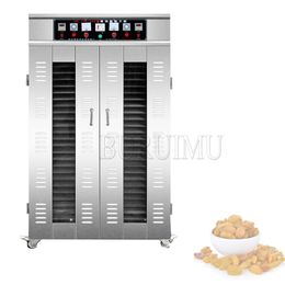 40-layer Large Fruit Dryer Stainless Steel Commercial Food Dehydrator Sausage Meat Tea Pepper Vegetables Drying Machine 220v