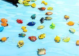 Floating Tropical Fish Water Fun Catching Fishes Toys Summer Festival Pool Beach Theme Party Favours Multi-Color Small Multicolor