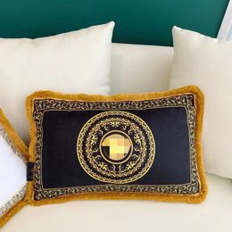 Durable and colorful high qualuty double-sided printed velvet cushion cover 50*32cm colorful rectangle pillow case cushion gifts for sale