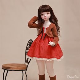 Dolls Design Chae BJD Doll 14 Roze Resin Toy Handicraft Art Ball Jointed MSD Collection 230512