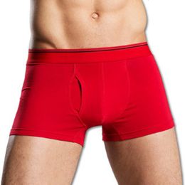 Underpants Men's Panties Men Boxers Shorts Sexy U Convex Penis Pocket Slip Cueca Breathable Male Solid Cotton Underwear Brand Male Boxers 230515
