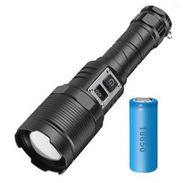 Flashlights Torches Waterproof Multi Modes Micro Lamp USB Rechargeable Strong Lights Long S Solid Outdoor Lighting Type 1