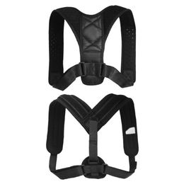 Unisex Adjustable Posture Corrector Back Corset Shoulder Support Brace Belt281n