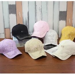 Spring new baseball cap female Korean version of alphabet embroidery cap designer Lowee visor hat men's ins purple