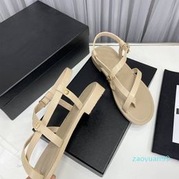 2023 Designer Sandals channel Fashion luxury summer sandals women's slide flip flops slippers1