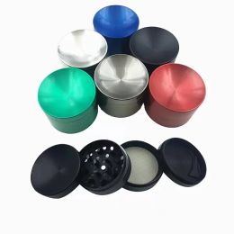 40mm 50mm 55mm 63mm Concave Smoking Grinder Metal Zinc Alloy 4 Layers Rotary Concave Grinders Herb Accessories