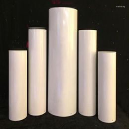 Party Decoration 5pcs/set)Supplier Sales Wedding Round Column White Mental Pedestal Display Yudao367