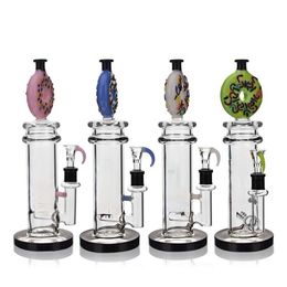 Vintage PREMIUM Glass Bong Water Hookah Smoking Pipe With Bowl 11.5inch Original Glass Factory made can put customer logo by DHL UPS CNE