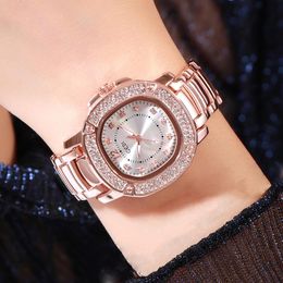 Wristwatches Luxury Women's Watch Women Strip Waterproof Female Form Diamond Watches Top Brand