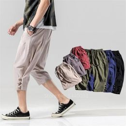 Ethnic Clothing Men Japanese Style Harem Pants Samurai Costume Thin Trousers Summer Breathable Streetwear Vintage Male Plus Size Haori