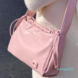 Evening Bags 2023 High-Grade Shoulder Messenger Bag Female Large Capacity Underarm Student Class Leisure Commute Tote Big