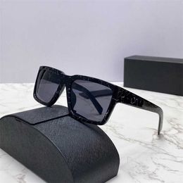 Designer Triangular signature cool sunglasses luxury Super high quality Pjia 2023 new women's net red same style personality plate small square SPR09YS