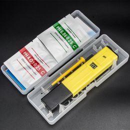 50pcs practical Lab Chemistry Tester PH-009 IA 0.0-14.0pH Tools Pocket Pen Water PH Metre for Test Liquid Pool Water