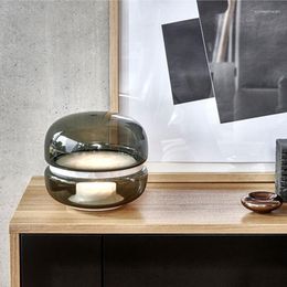 Table Lamps Marble Light Modern Lamp Bedroom Bedside Minimalist Home Decor Desk Office Study Reading Lighting Fixtures