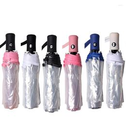 Umbrellas Automatic Transparent Paraguas Folding Umbrella Rain Women Men Female Sun Auto Windproof Clear