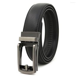 Belts Genuine Leather Belt For Men Leisure Alloy Automatic Buckles Jeans Business Female Factory Drop