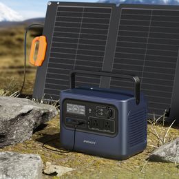 PISEN Power Station 600W Outdoor camping emergency generator electrique portati 110v pure sine wave solar powerstation US socket with solar panels