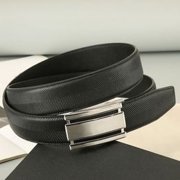 Automatic Buckle Style Leather Belt Stainless Steel Gold Buckle Mens And Womens Designer Fashion Party Party Decorations Width 4.0CM