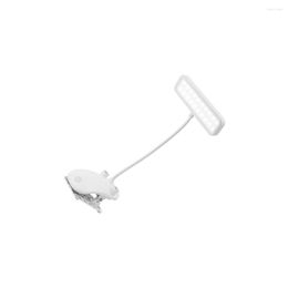 Table Lamps Clip On Light Reading Night USB Touch Type Desk Lights