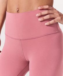 Active Pants Spring Women Lemons Align Womens Leggings Shorts Tank Biker Bra Top Yoga Outfit Knee Length 002