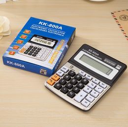 800A office supplies computer desktop with ring calculator electronic calculator business accounting calculator Opening Ceremony Employee Be