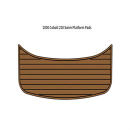 2000 Cobalt 220 Swim Platform Step Pad Boat EVA Foam Faux Teak Deck Floor Mat